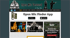 Desktop Screenshot of openmicvermont.com